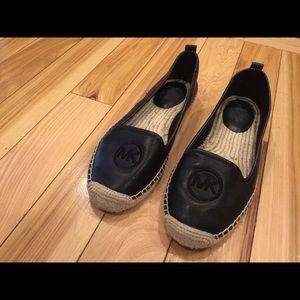 Black Michael Kors Flats/Espadrilles
